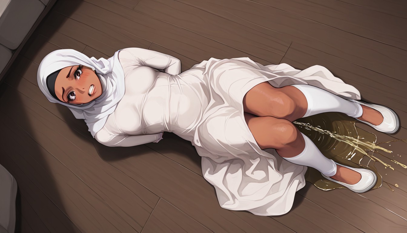 Dark Bedroom, Shy, Close Up Hentai AI Porn