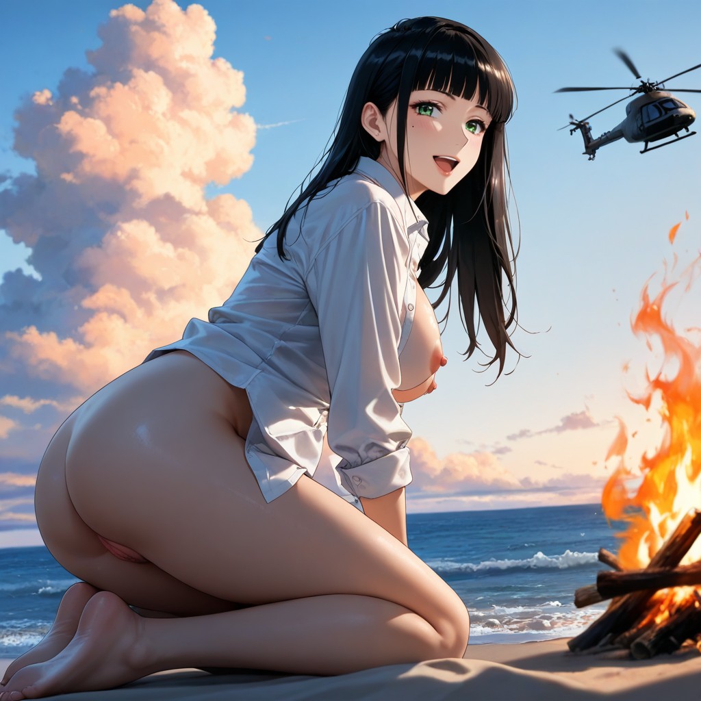 Long Permed Hair, 18+, Cinematic Hentai AI Porn