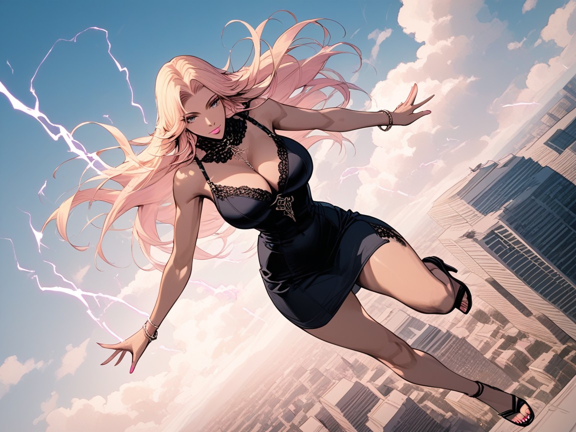 Flying In Forward Motion, Perfect Image, Fit Hentai AI Porn