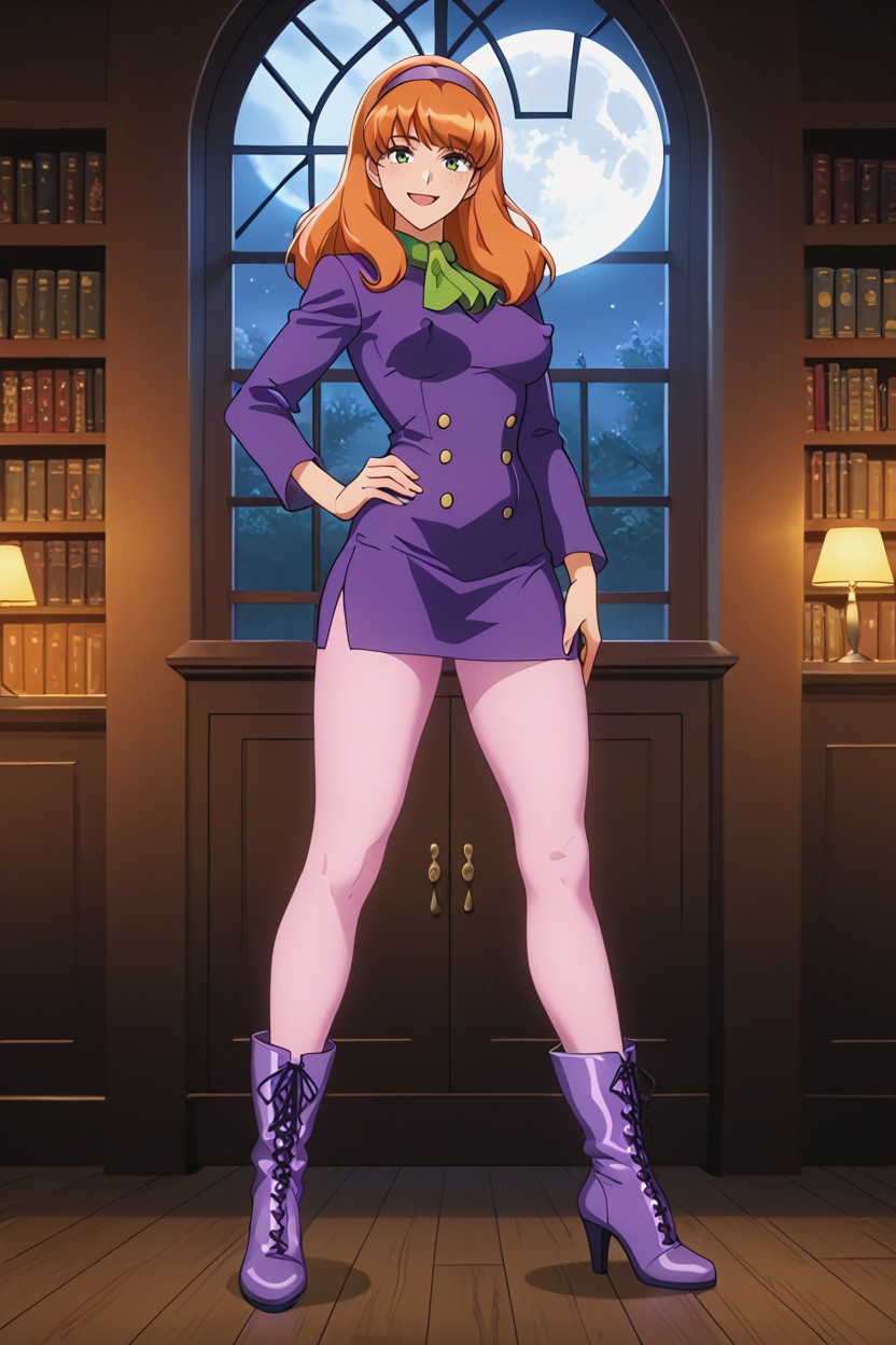 Nighttime, 25+, Legs Apart Hentai AI Porn