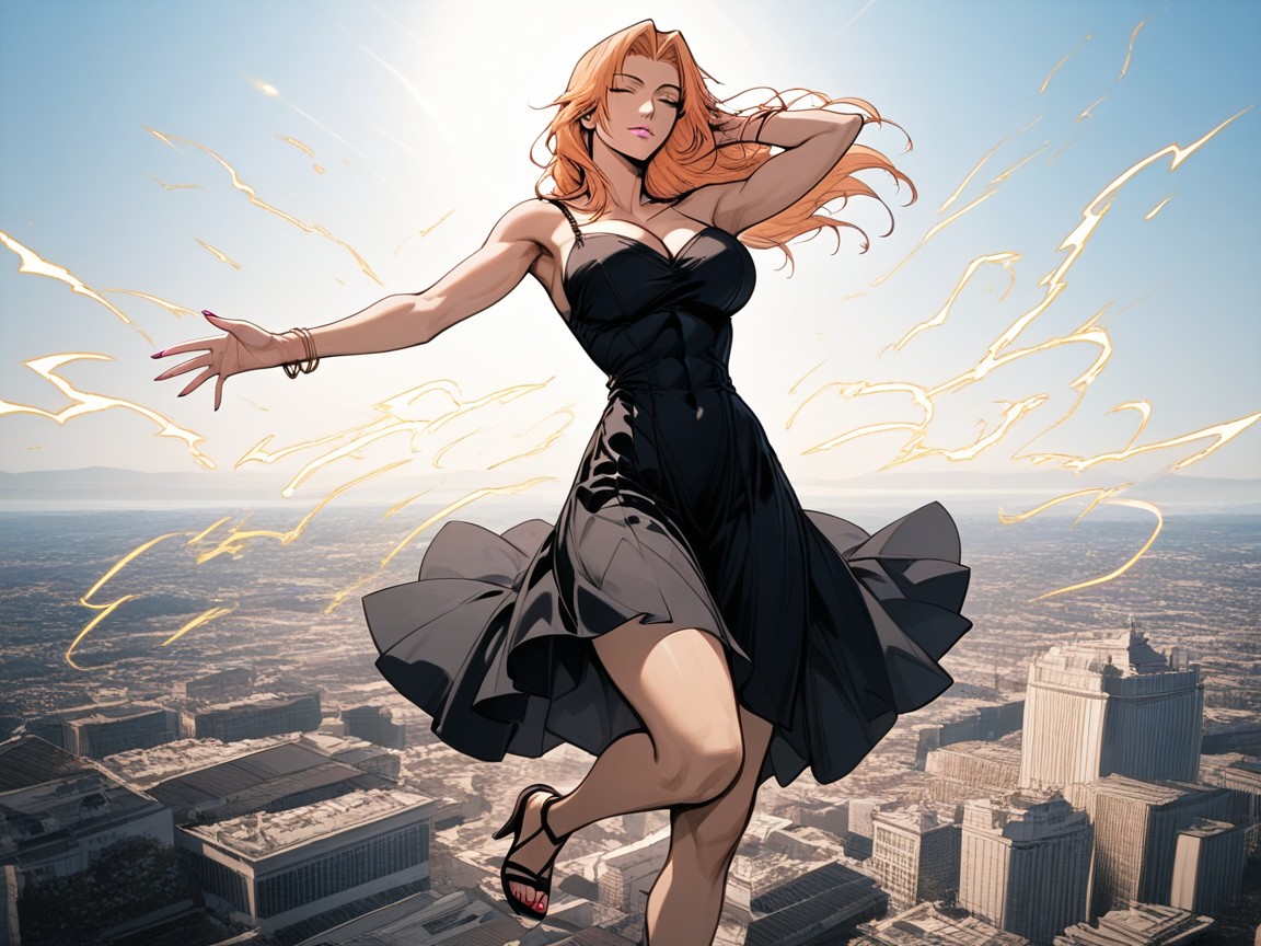 Wind In Hair, Perfect Image, Pink Nails Hentai AI Porn