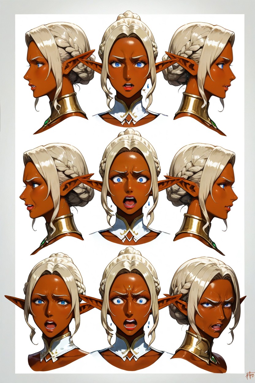 Consistent Facial Features, Futaba Lily Ramses, Top View Hentai AI Porn