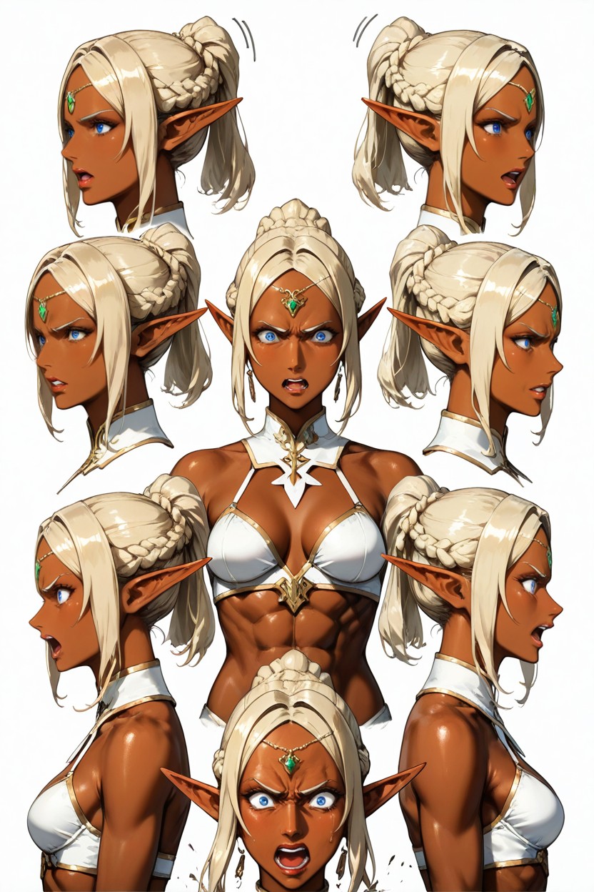 Hairstyle And Outfit, Full Lips, High Poses Diversity Hentai AI Porn