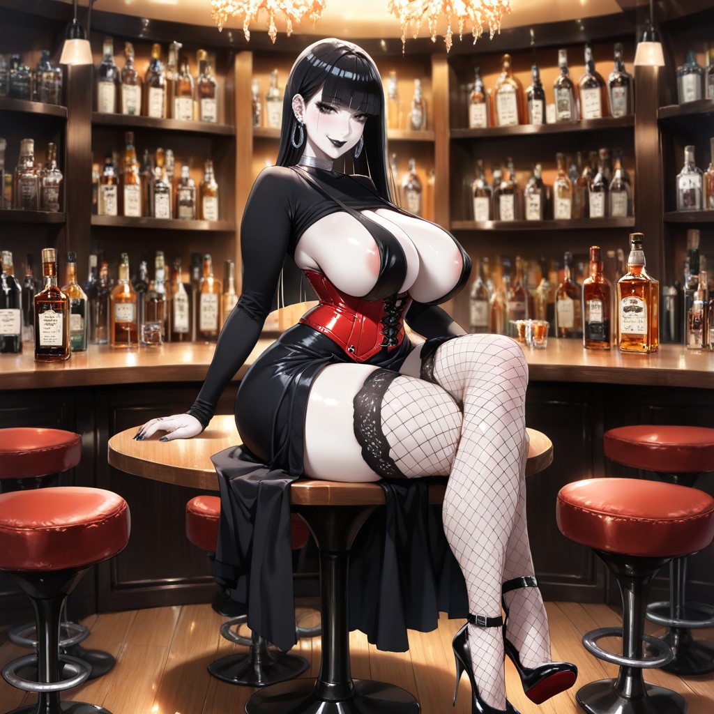 Round Tables, Lace-up Front, Exposed Sides And Back Hentai AI Porn