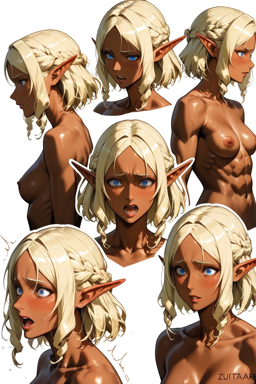 Zutta Art Style, Faces Volumetric Lighting, Futaba Lily Ramses Hentai AI Porn