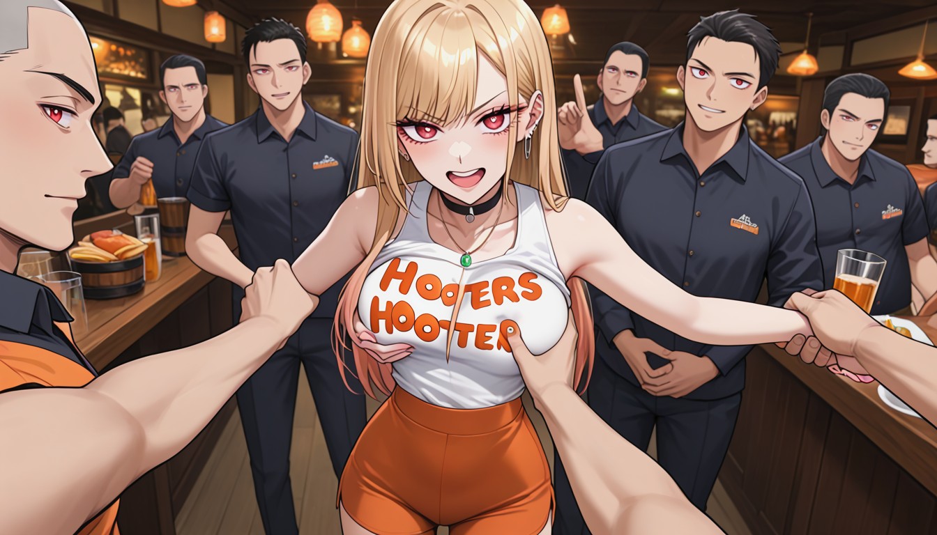 25+, Man Grabbing Her Breast, Exposing The Breasts Hentai IA