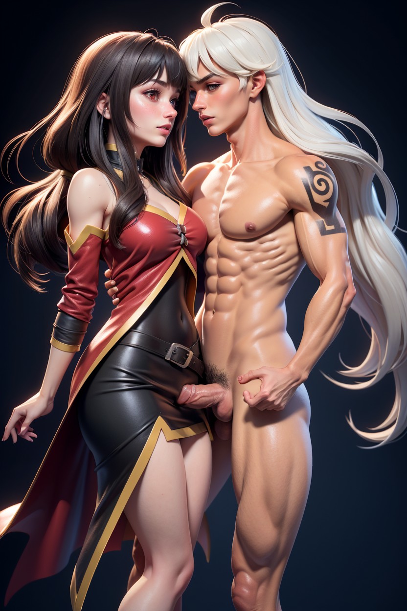 Megumin Is Female, Pale Man Has Many Tribal Tattoos, 25+ Hentai AI Porn