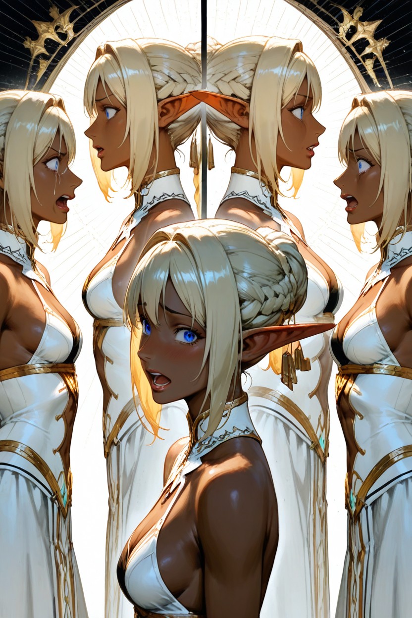 Small Breasts, Blue Eyes, Amazing Quality Hentai AI Porn