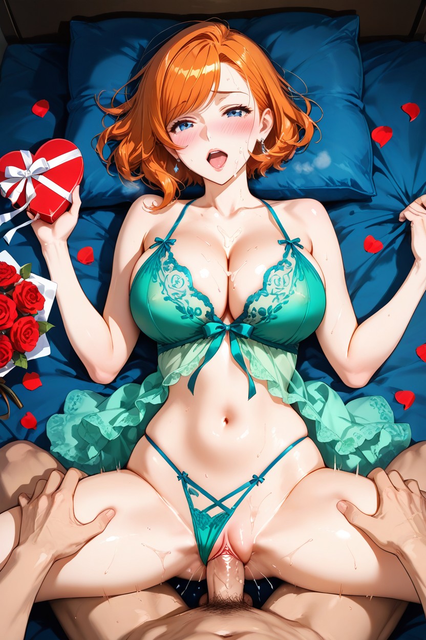 Wavy Hair, 25+, Perfect Body Hentai AI Porn