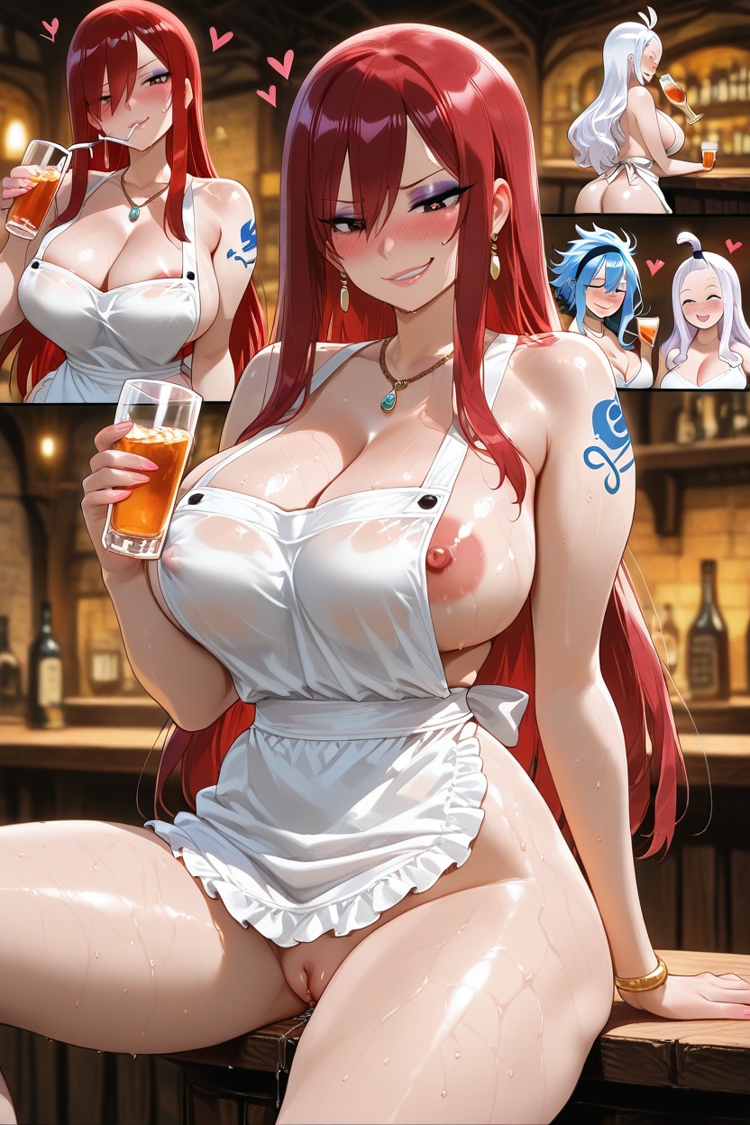 Looking Down, Fairytail Women, Ultra Detailed Hentai IA