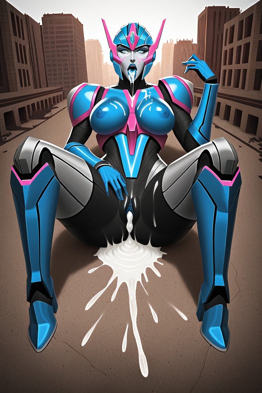 Cum Dripping Off Toung, Blue Anus, 25+ Hentai IA