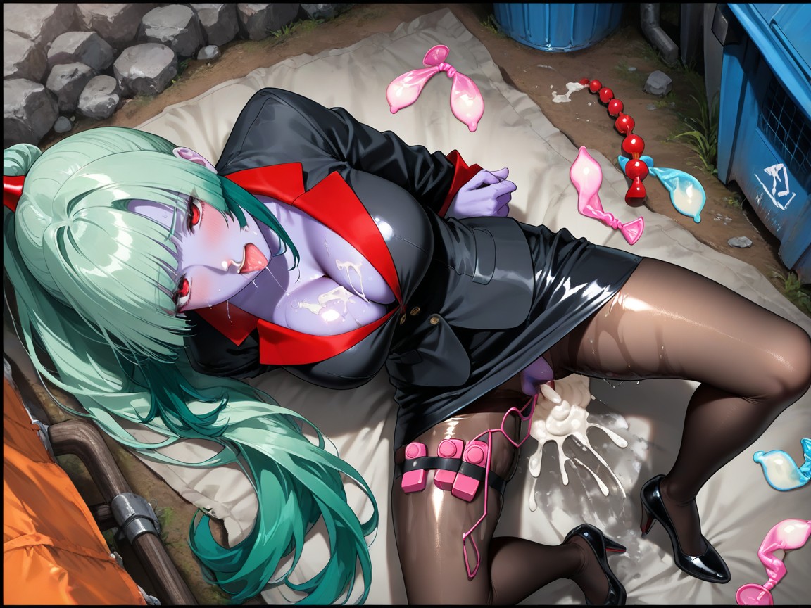 Vibrator, Homeless Man Inserts Extra Thick Vibrator Into Woman, Park Hentai AI Porn