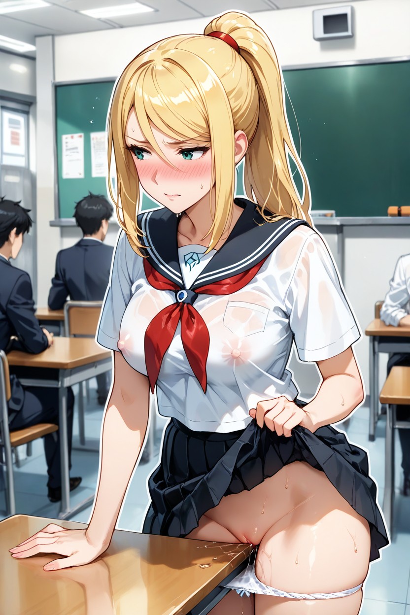 From Front, Table Edge Humping, Table Edge Hentai AI Porn