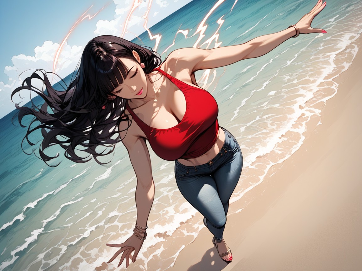 Tanned Skin, 30+, Perfect Image Hentai AI Porn