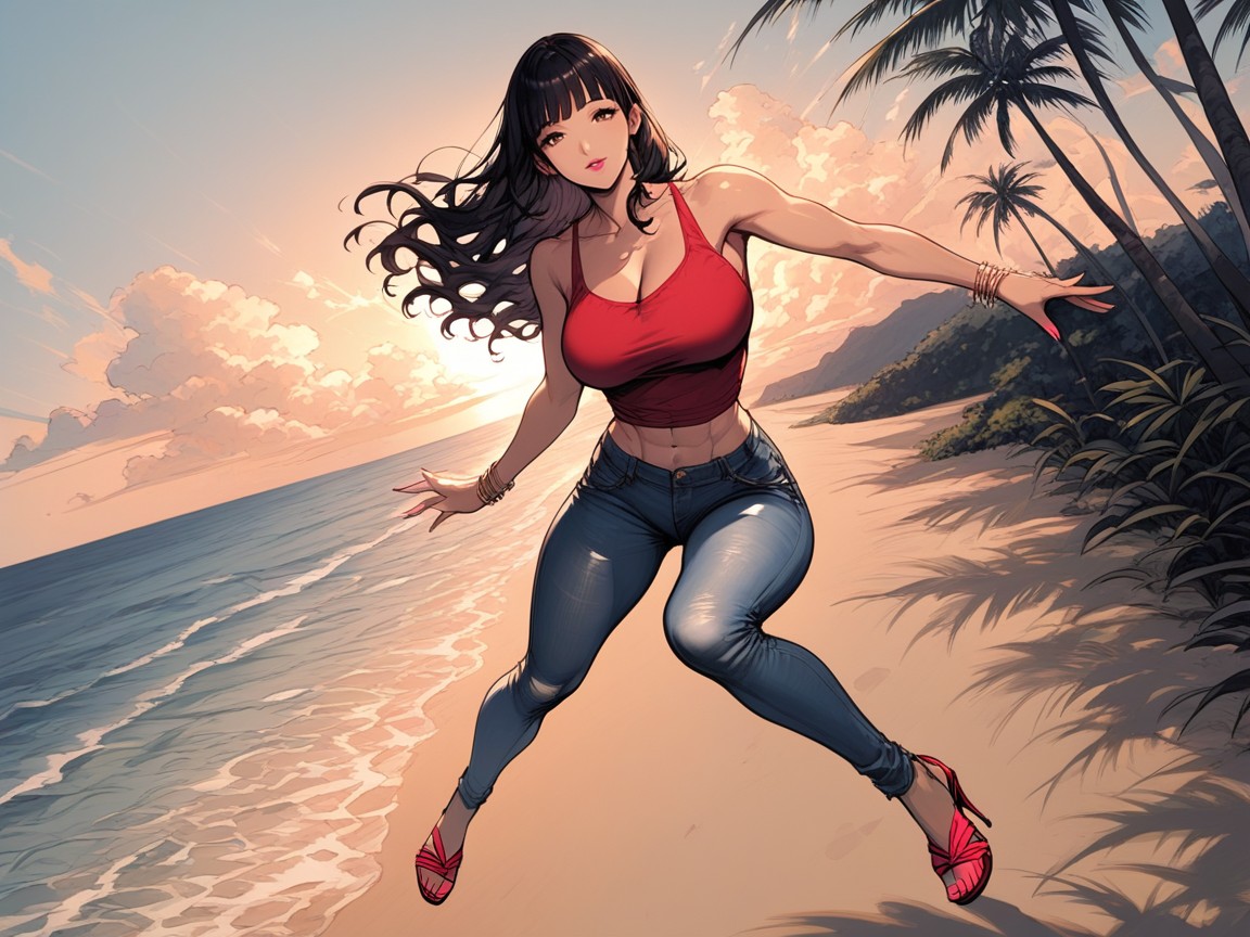 High Resolution, Perfect Fit Body, Sunny Hentai AI Porn