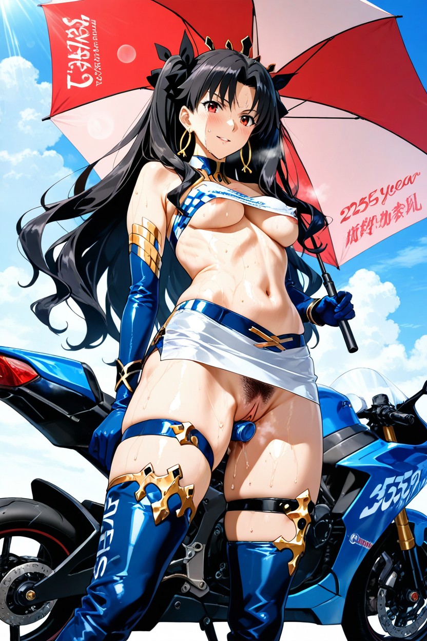 Jutting Breast, Pussy Leaking, Tight Miniskirt Hentai AI Porn