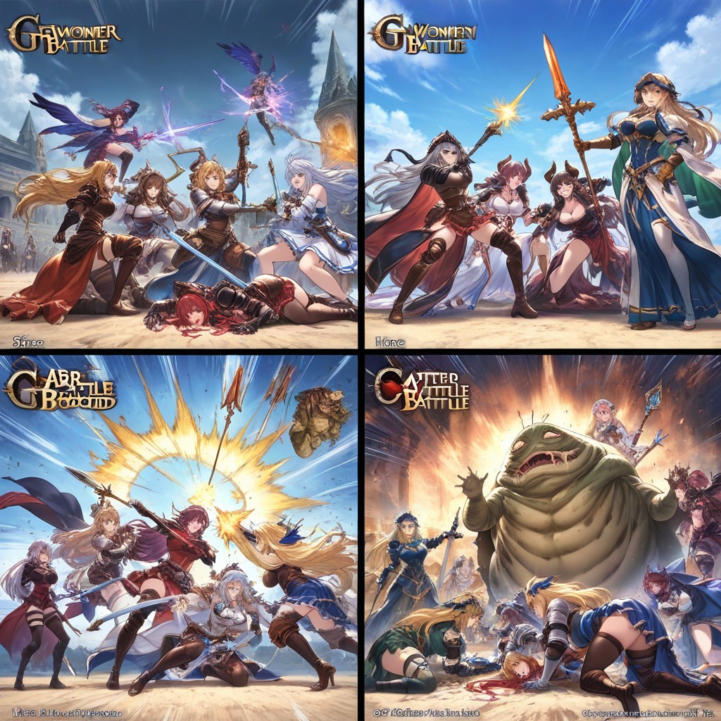 Duel, Jabba Triumhant And Women Lie On The Ground Around Jabba, Grea Charging At Jabba Hentai AI Porn