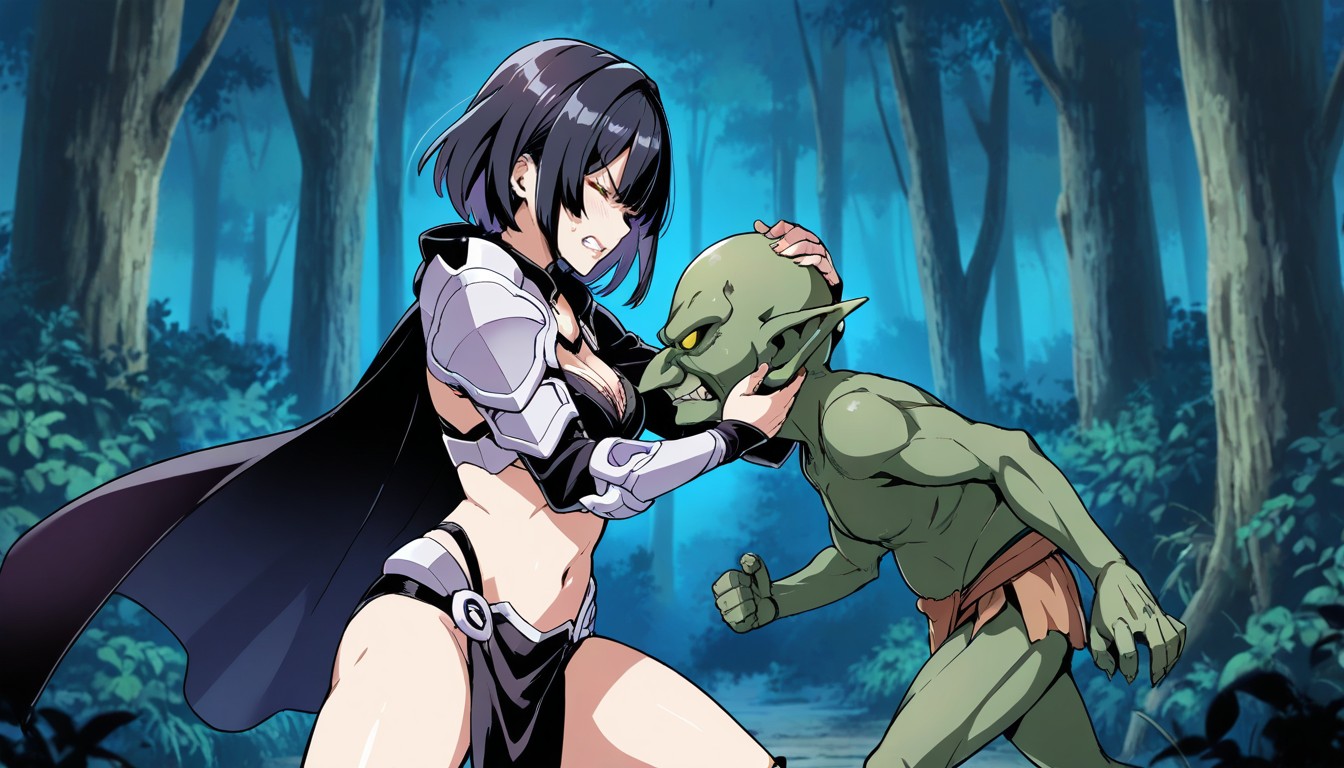 18+, Goblin Hugging Female, Honkai Impact Hentai AI Porn