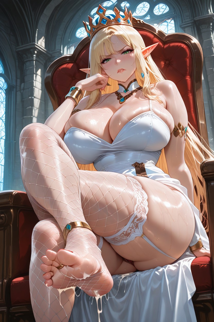 Beauty Face, Tall, Thick Thighs Hentai AI Porn