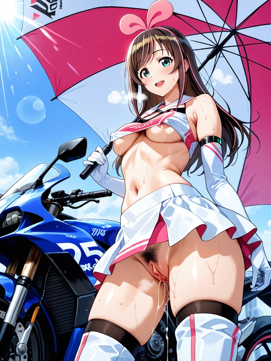 Under Boob, Wet Pussy, Low Angle Hentai AI Porn