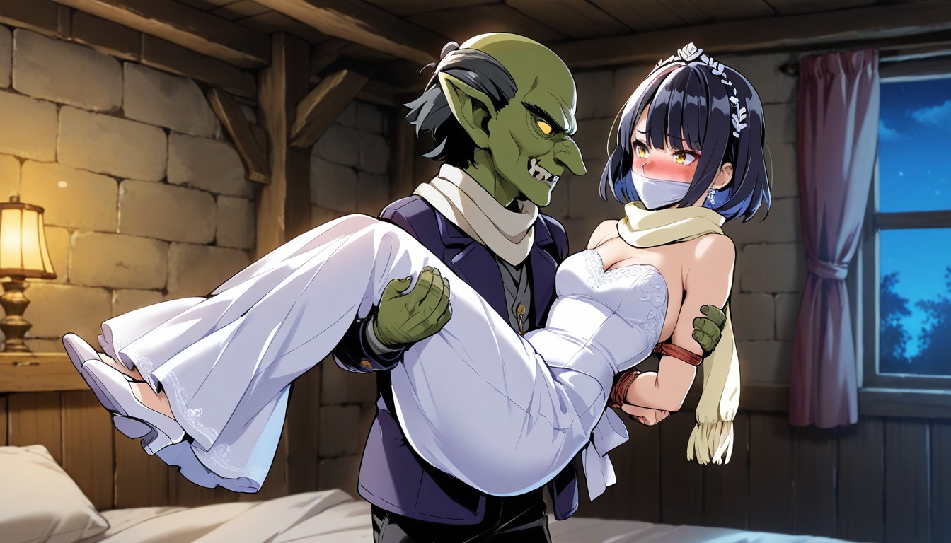 Only Tow Character No More, Bobcut, Skinny Hentai AI Porn