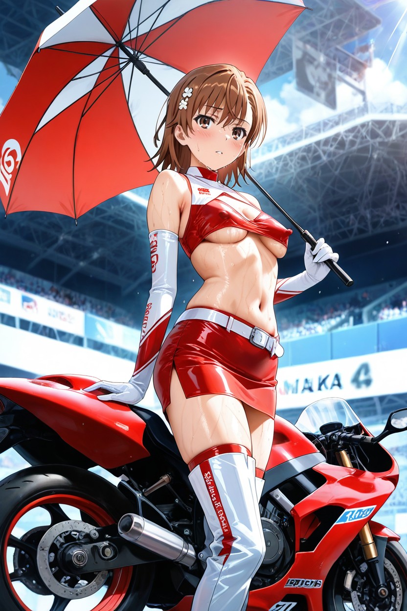 Standing, Bottom Up, Naked Hentai AI Porn