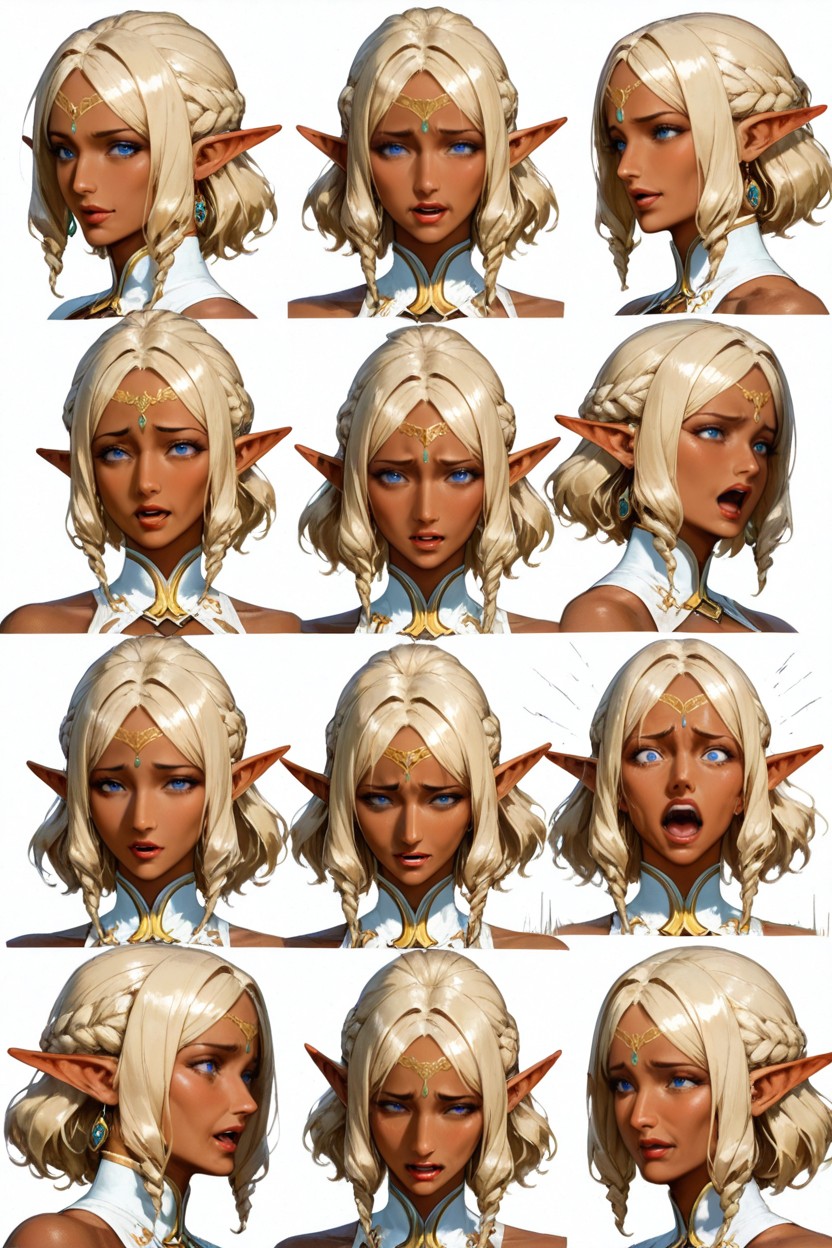 Faces Volumetric Lighting, Full Lips, Asymetric Poses Hentai AI Porn