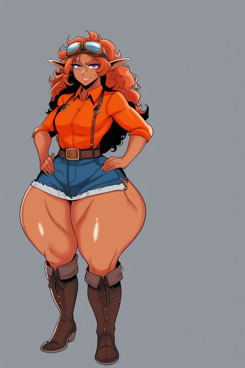 Dwarf Height, Green Apron, Muscle Hands Hentai AI Porn