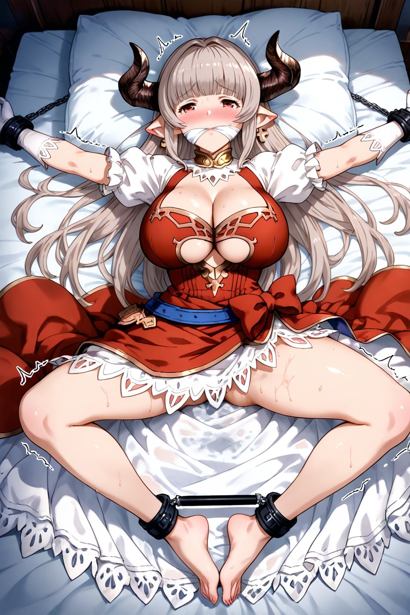 Long Hair, Turn Away, Spread Legs Hentai AI Porn