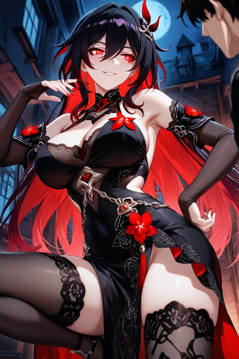 25+, Casa Encantada, Bold Neckline Hentai IA