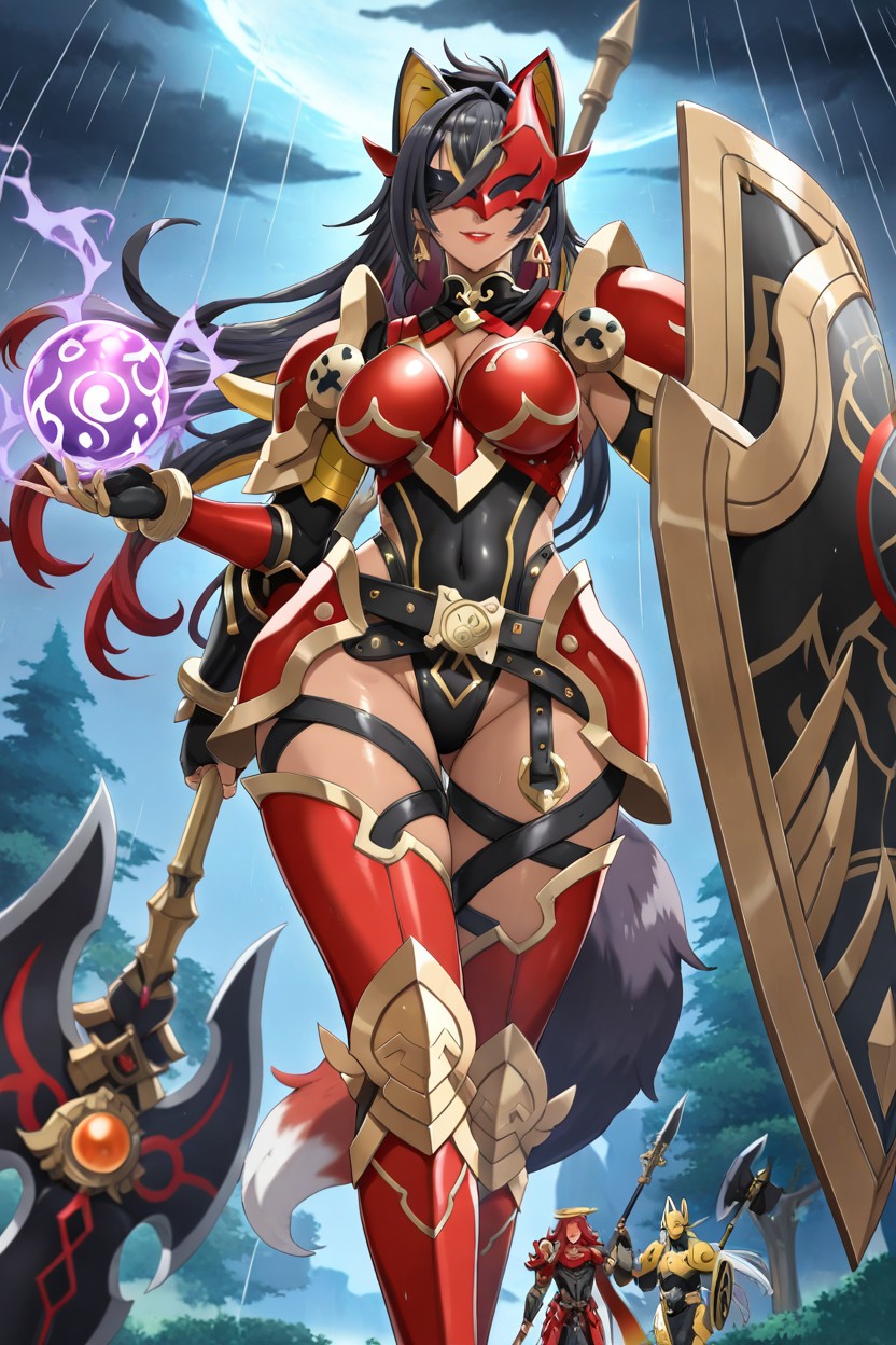 Waist Armor, "urbosa From Breath Of Thr Wild", Marteau De Forge Porno IA Hentai