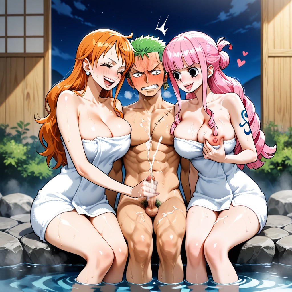Sweaty, Fast Handjob, Wear Towel Hentai AI Porn