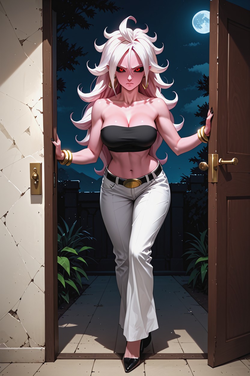 Cleavage, Cinematic Photorealistic Style Full Body View, Night Porno IA Hentai