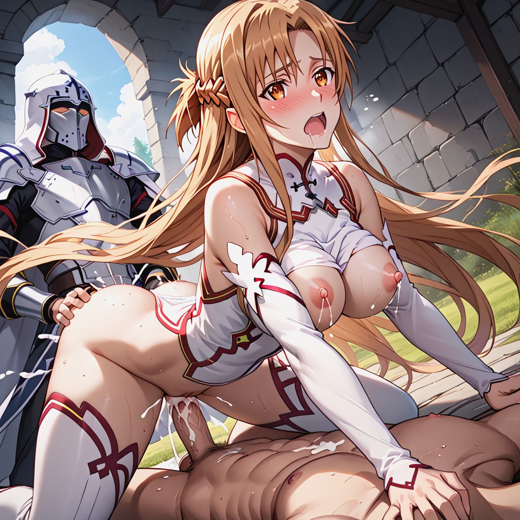 Iron Grate, Armor, Breasts Exposed Hentai AI Porn