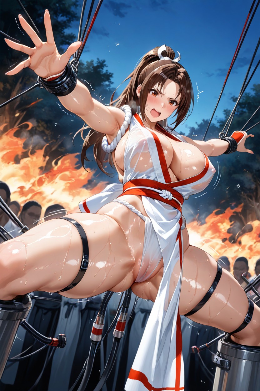 Cameltoe, 25+, White Costume Hentai AI Porn