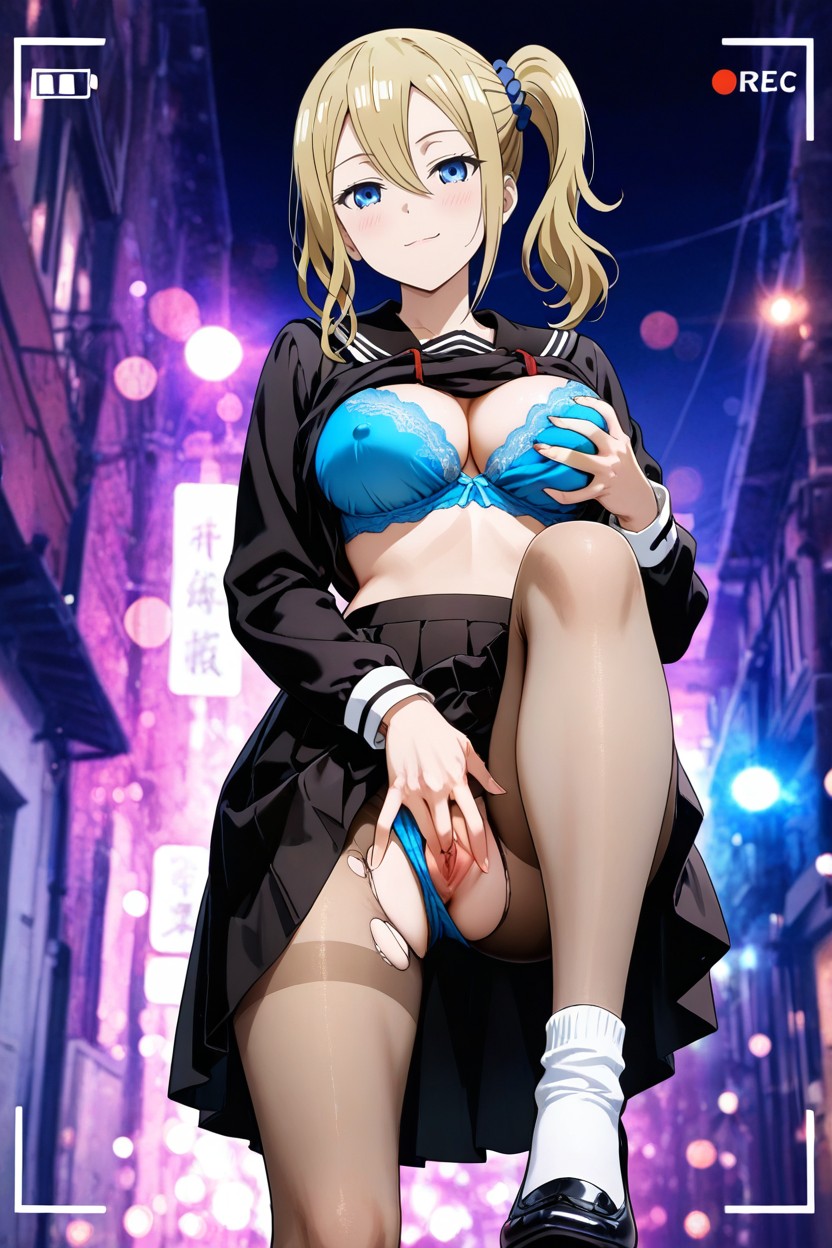 White Ankle Socks, 25+, Panties Aside Hentai AI Porn