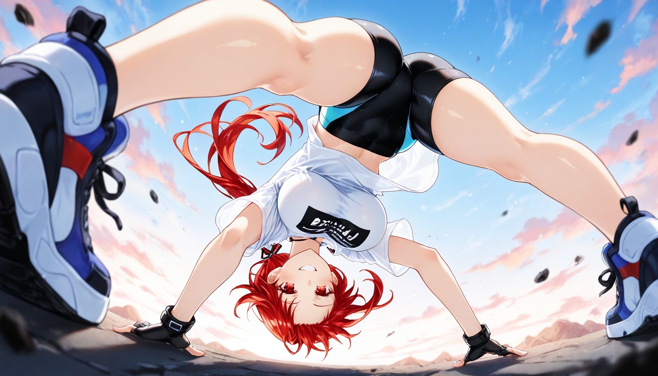 Balanced Proportions, Transparent Colors, Sporty Shorts Hentai AI Porn