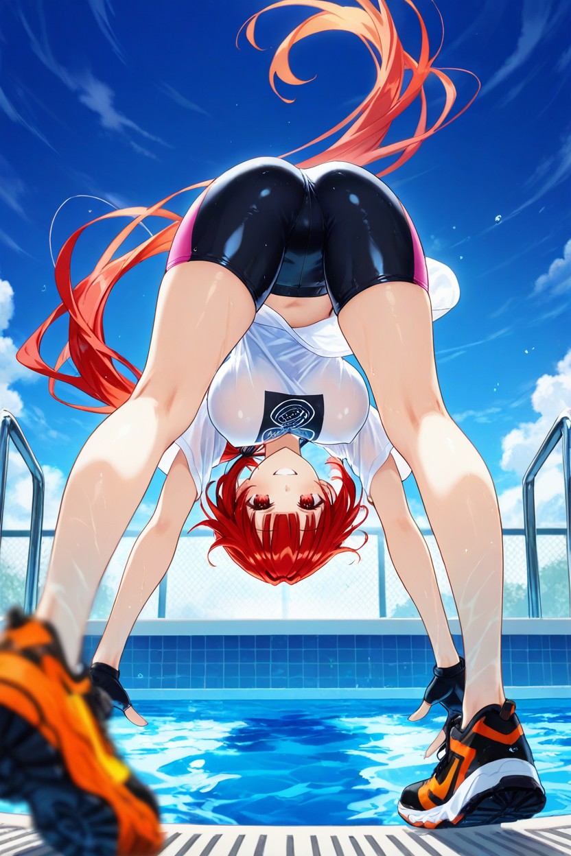 Average Height, Multi-layered Irises, Center Flap Bangs Hentai AI Porn