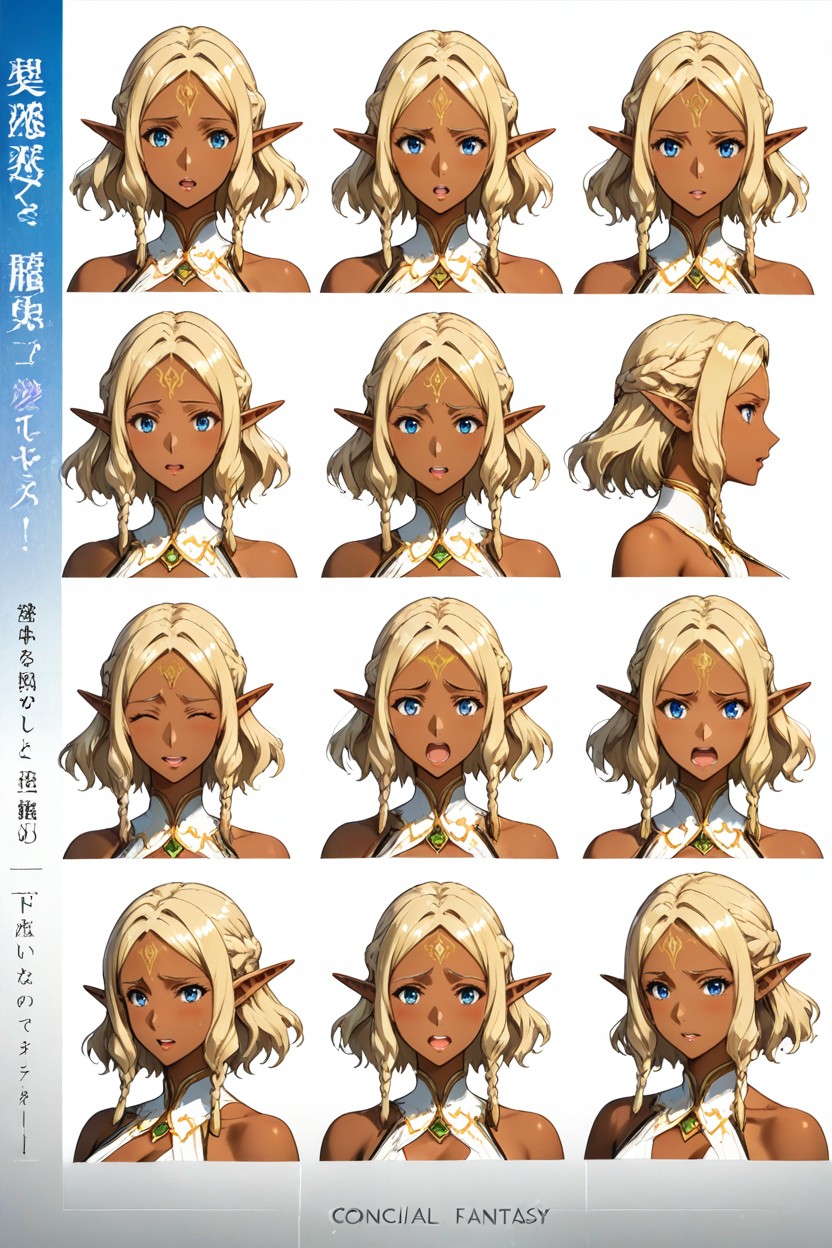 Side View, Soft-realism Anime Style, Consistent Facial Features And Hairstyle Hentai AI Porn