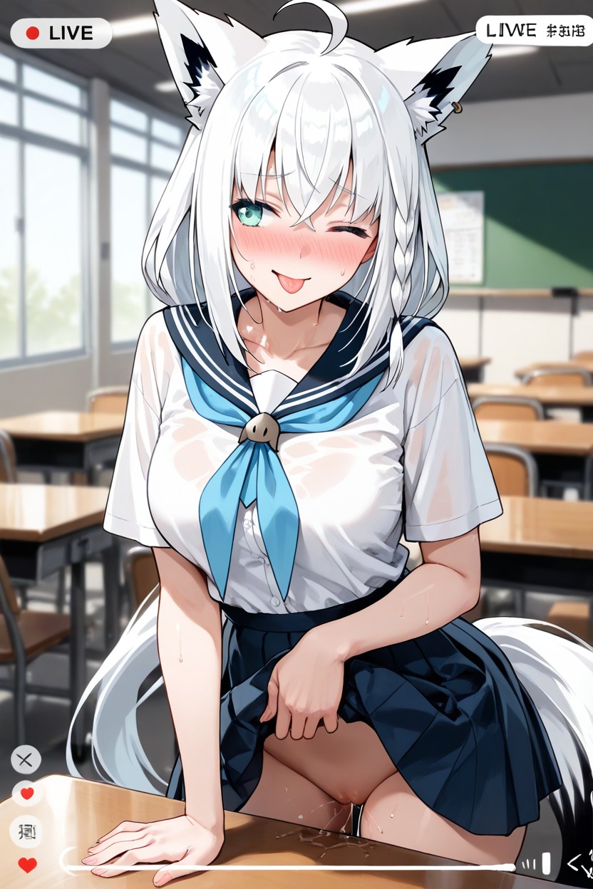 25+, Classroom, Crotch Hentai AI Porn