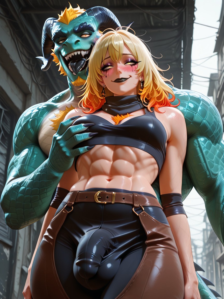 Claws, Skirt, Back Hair Hentai AI Porn