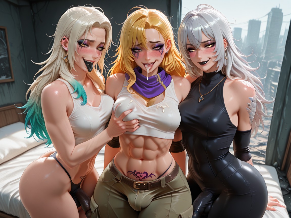 Thick Hair, Black, Chest Hair Hentai AI Porn