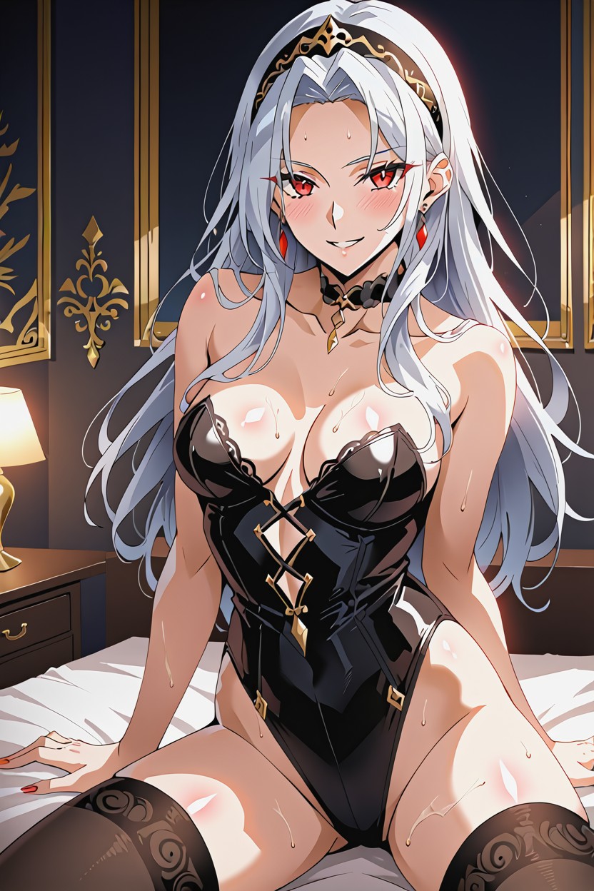 Втянутый Живот, Small Breasts, Глубокий Минет Hentai AI Porn