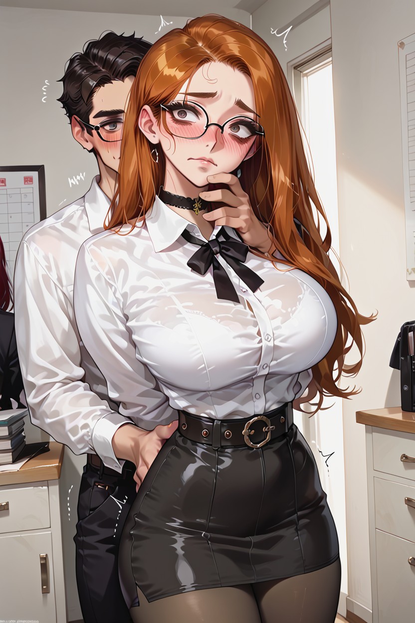 Man's Hand On Her Mouth, Perfect Body, Person Hentai AI Porn