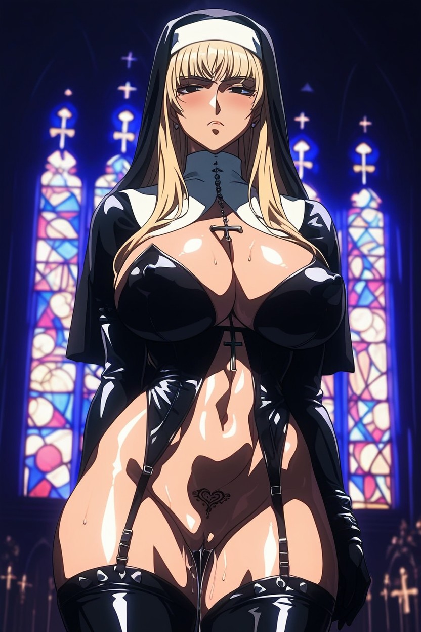 Tall, Sexy Posture, Cleavage Hentai AI Porn