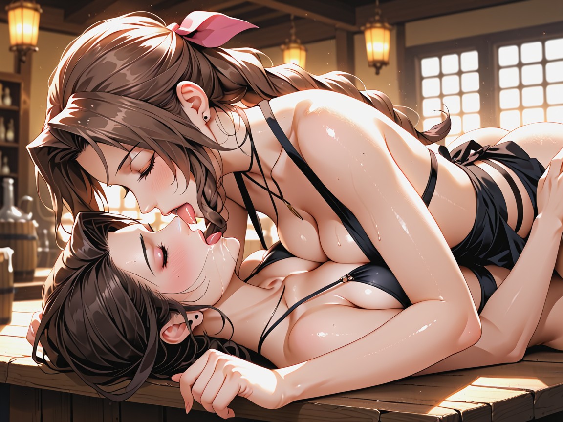 Bending Over, Chin Up, Slingshot Bikini Hentai AI Porn