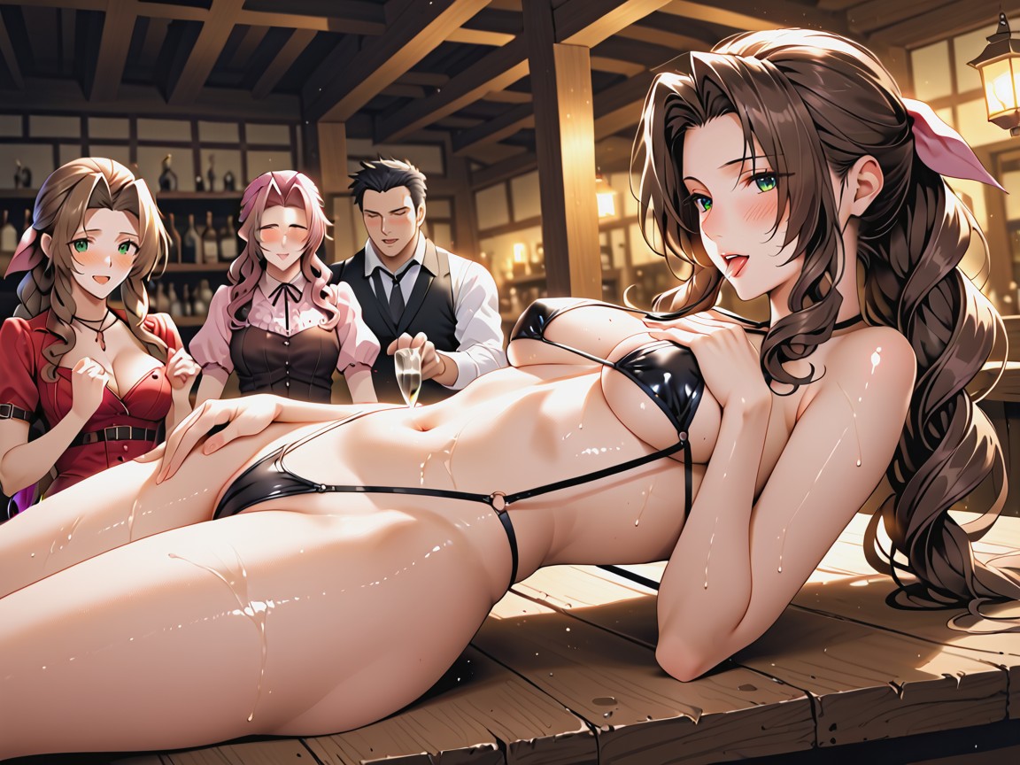 Newest, Mouth Open, Hardly Any Skin Coverage Hentai AI Porn