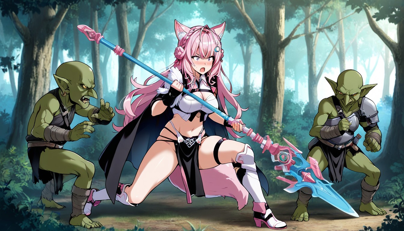 Front View, Bald Goblin, In Forest Hentai AI Porn