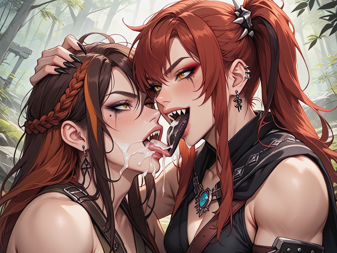 18+, Heavy Eye Makeup, Belts Hentai AI Porn