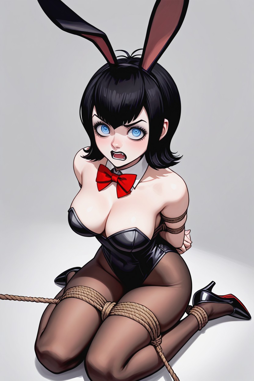 Anime Style, 1 Person, Arms Behind Back Hentai AI Porn